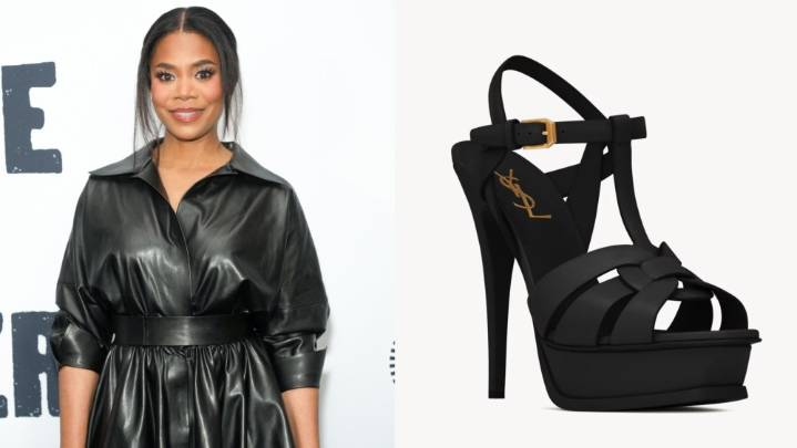 Regina Hall Picks Saint Laurent Sandals as Her Go