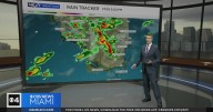 Sunday evening begins to dry off after heavy rain downpours earlier in the day across South Florida