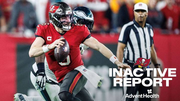 Eagles-Bucs Inactives | Baker Mayfield Will Start for Tampa Bay