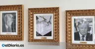 Trump cuelga una foto de un boli automático en lugar de un retrato de Biden en el 'hall of fame' de la Casa Blanca