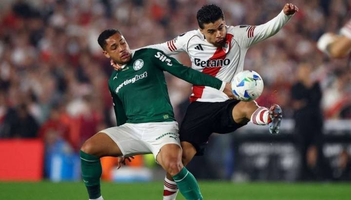 "La cara de la derrota": River Plate pierde contra Palmeiras tras el primer tiempo y así evaluaron los hinchas a Paulo Díaz