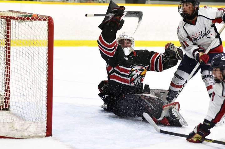Hawks record season opening victory on home ice