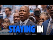 NYC Mayor Eric Adams STAYING In Race For Reelection