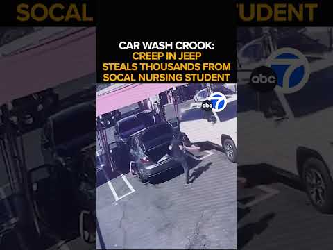 Car wash thief steals thousands from LA nursing student