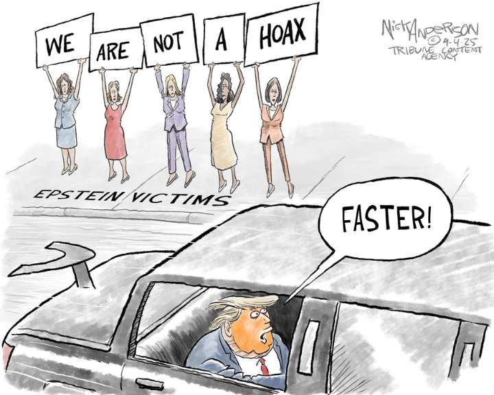 Cartoon: Epstein survivors