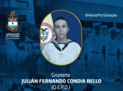 Hallan cadaver de grumete que cayó del buque Gloria