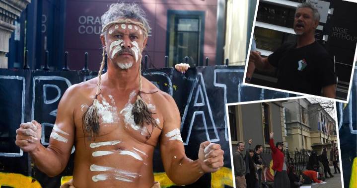 Dozens pack courthouse as trespassing case against Wiradjuri man wraps up