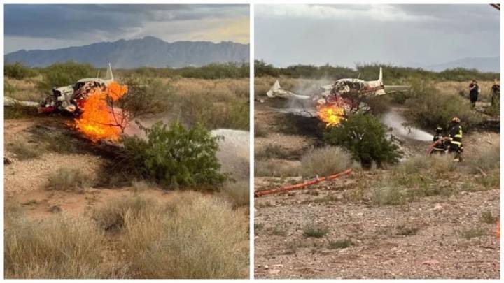 Un hombre resultó herido en un accidente de avioneta en Santa Teresa