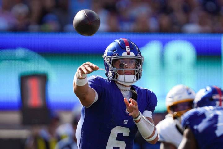 NFL roundup: Giants’ Jaxson Dart wins 1st start over previously unbeaten Chargers