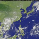 Map, Satellite Photo Show Typhoon Battering Southeast Asia