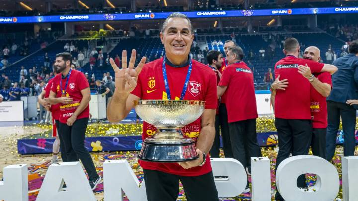 Sergio Scariolo, galardonado con la Gran Cruz de la Real orden del Mérito Deportivo