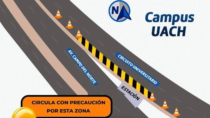 ¡Tome sus precauciones! Este lunes habrá reducción de carriles en Circuito Universitario