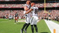 WATCH: Burrow, Fant connect for first touchdown pass of 2025