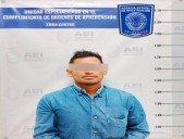 Detiene AEI a masculino por delitos de género en la colonia San Jorge