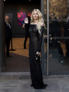 Paris Jackson Claps Back at the Haters by Freeing the Nipple in a Dark NYFW Look