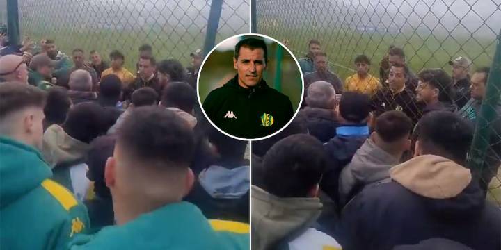 Varios aficionados del Tiburón dialogaron con Guillermo Farré y el presidente de la institución ante la crisis deportiva del equipo marplatense