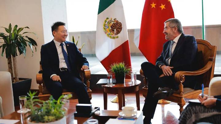 Recibe canciller De la Fuente a embajador de China, Chen Daojiang