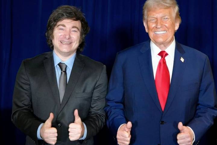 Fuerte apoyo. Qué dijo Trump sobre Milei