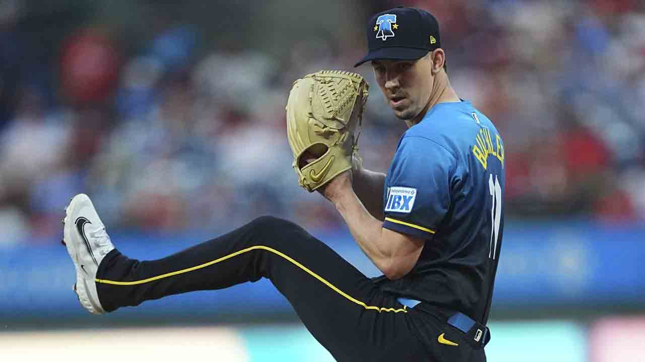 Walker Buehler works 5 strong innings to earn win vs. Royals in Phillies debut