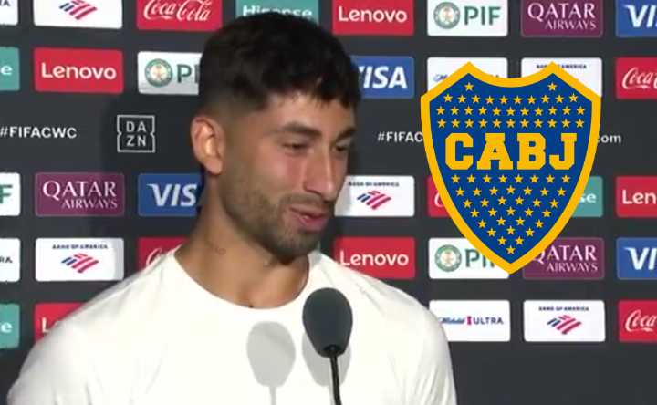 “Está levantando…”: Alan Varela se rindió a los pies de un jugador de Boca