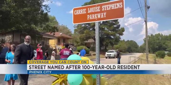 Street in Phenix City named in honor of 100
