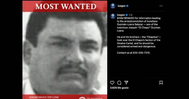EU va tras los Guzmán: Sube recompensa por captura del ‘Guano’, hermano del ‘Chapo’