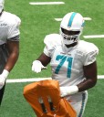 Dolphins have right guard competition; Darren Waller ready