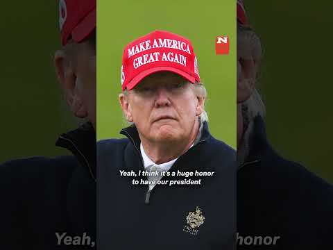 Ryder Cup Golfers Call Trump's Visit An 'Honor'