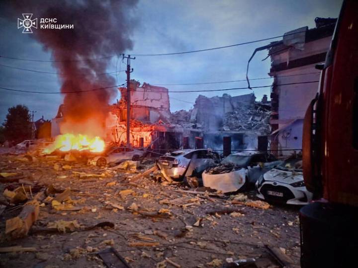 Russia hammers Kyiv in 12-hour drone and missile assault
