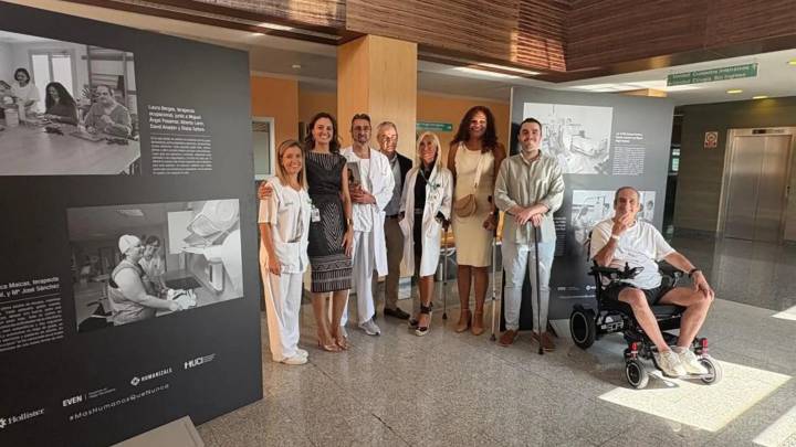Una exposición del Miguel Servet visibiliza la recuperación de los pacientes con lesión medular