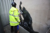 New Banksy mural ‘in solidarity with Palestine Action’ scrubbed off