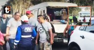 ¡No tenía brevete! Chofer causa triple choque tras enfrentarse a personal de la ATU y agentes de la Policía en Ate El vehículo fue enviado al depósito y el chofer fue detenido por agentes de la policí