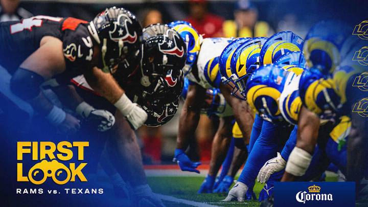 First Look: Rams kick off 2025 regular season hosting Texans in Week 1