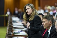 Freeland stepping down from Carney cabinet for Ukraine envoy role: reports