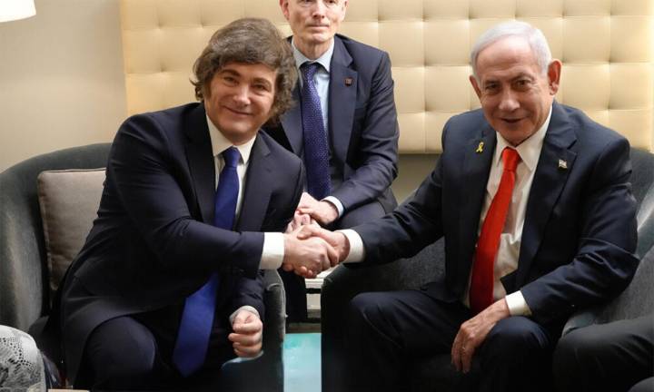 Milei se reunió con Netanyahu y hablaron de los rehenes argentinos en Gaza