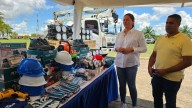 Alcaldesa Ana Fuentes entregó dotación a trabajadores de alumbrado público