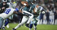 Eagles take season opener against Cowboys after lightning delay