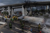 Se eleva a ocho el número de muertos por explosión de pipa de gas...