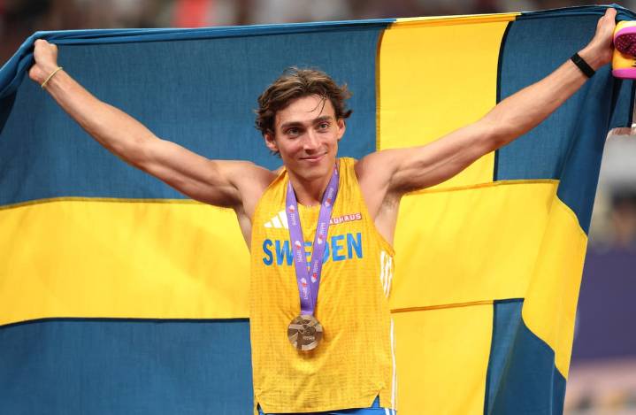 World Athletics Championships: Mondo Duplantis breaks own world record to claim pole vault gold