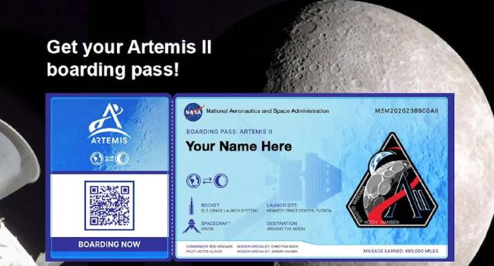 NASA invita a enviar tu nombre a la Luna con la misión Artemis II