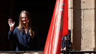 Leonor sale de la academia de San Javier para ejercer de princesa de Viana