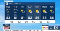 September 24, 2025: More rain and thunderstorm chances today