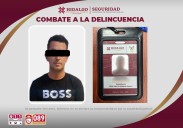 Cayó falso supervisor de la Policía Estatal, fue detenido en Tolcayuca