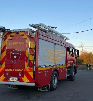 Incendio estructural movilizó a bomberos de Nancagua, Placilla, Chépica y Santa Cruz