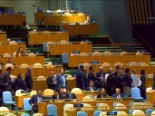 Netanyahu provoca protestas en Nueva York y abandono en la ONU