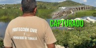 Capturan y trasladan a cocodrilo que habitaba presa de Tonalá