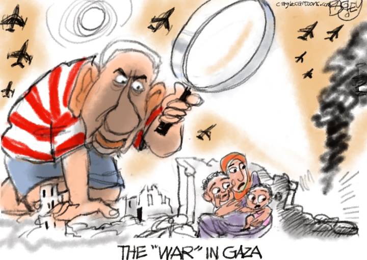 Bagley Cartoon: The War in Gaza