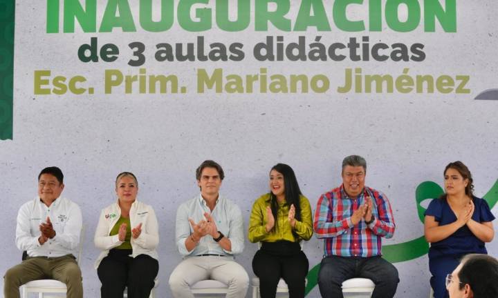 Impulsan educación en Villa de Pozos con nueva infraestructura escolar
