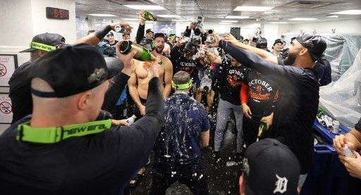 Tigers clinch playoff berth with 2-1 win over Red Sox in Game 161 and avert September collapse