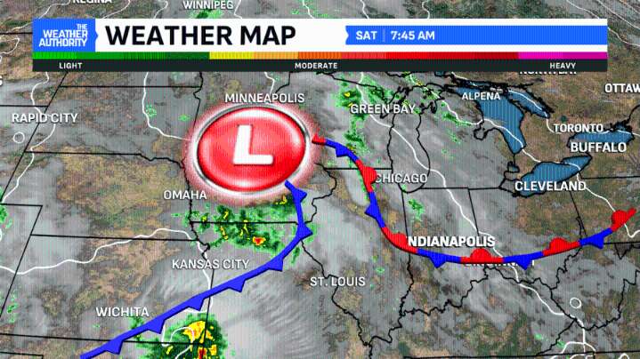 Changes on the horizon with increasing rain chances in central Indiana